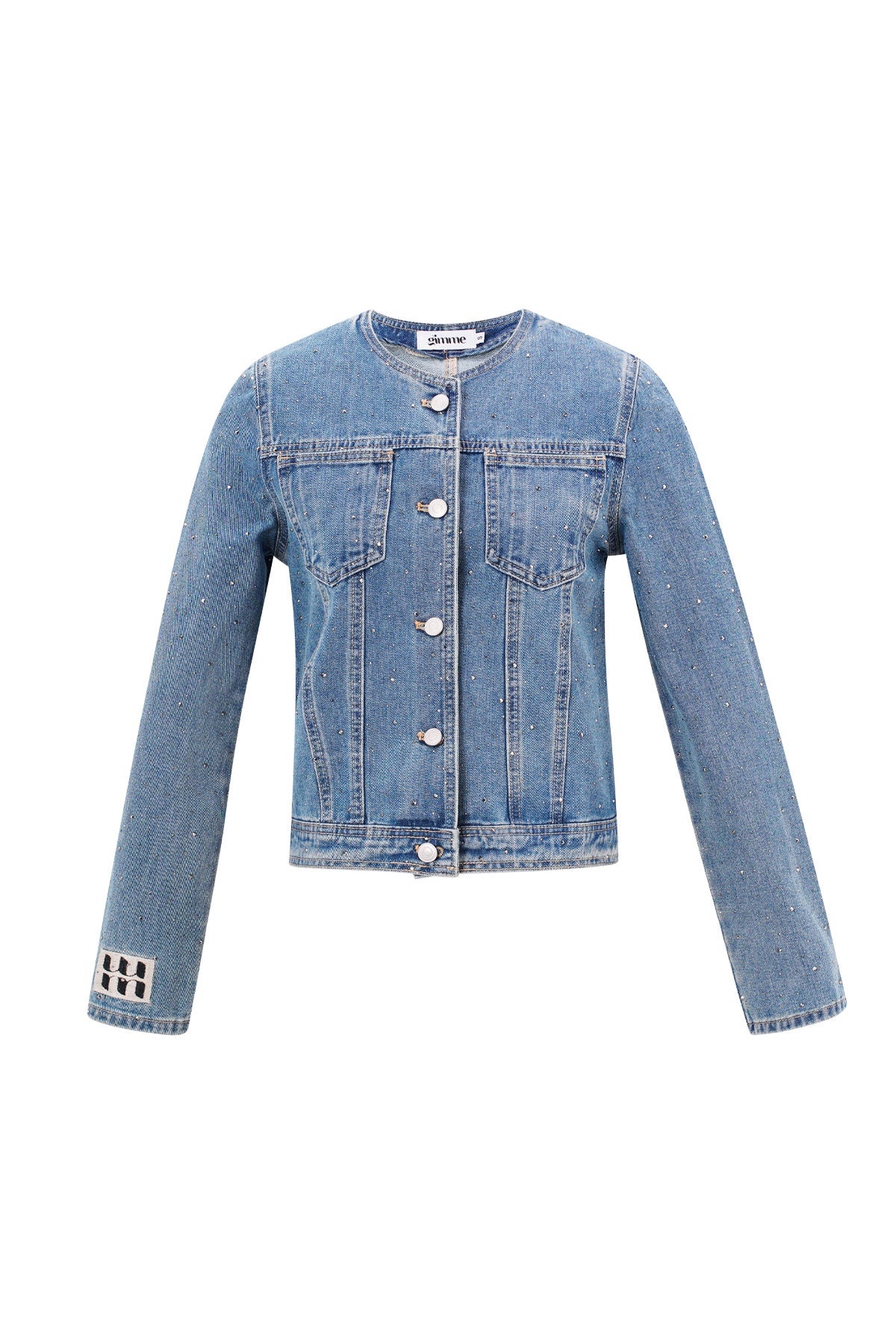 Denim Cropped Jacket Women – Classic Fit Eloise Closet