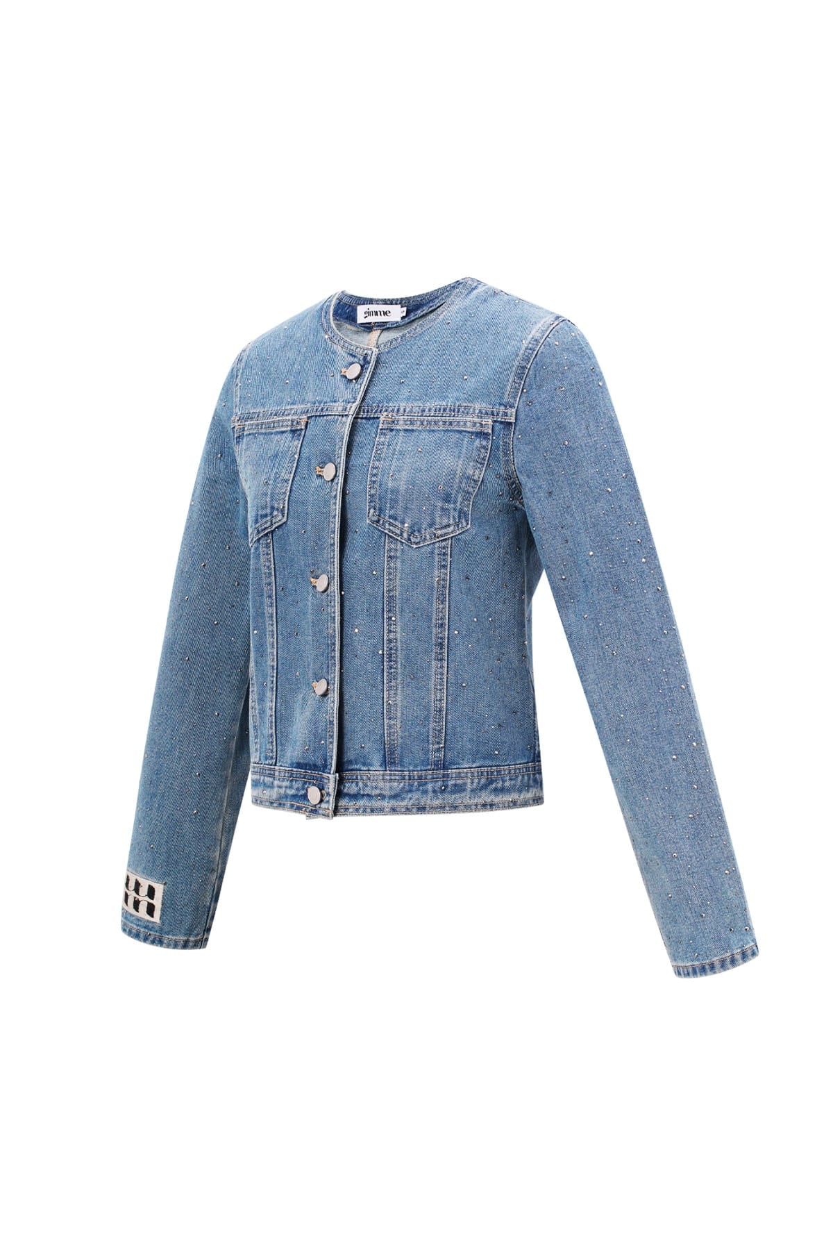 Denim Cropped Jacket Women – Classic Fit Eloise Closet