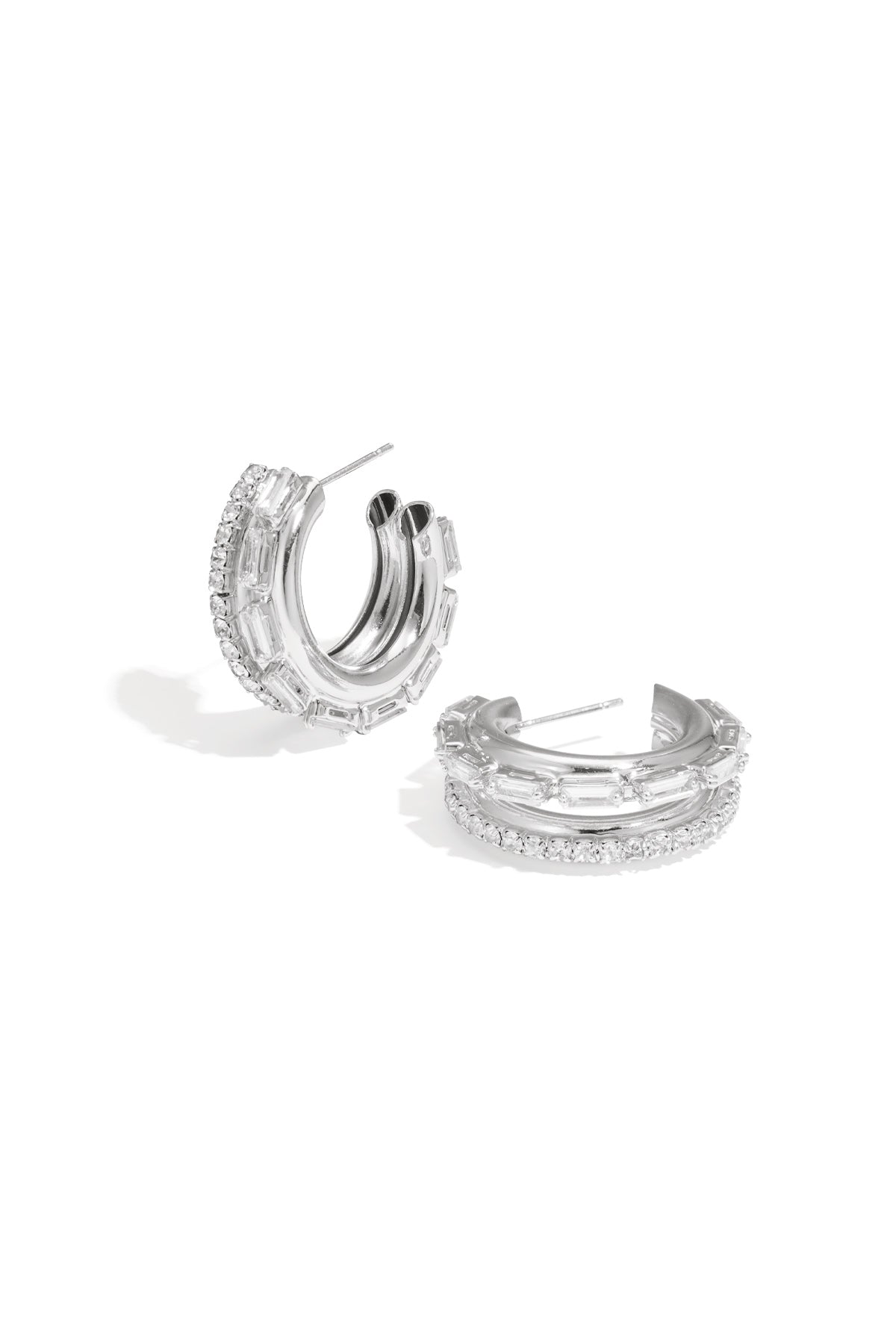 Iron Hoop Earrings circle Elegant Christmas Luxurious Series Women's jewelry