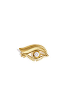 Eye Brooch With Stone Eloise Closet Jewelry