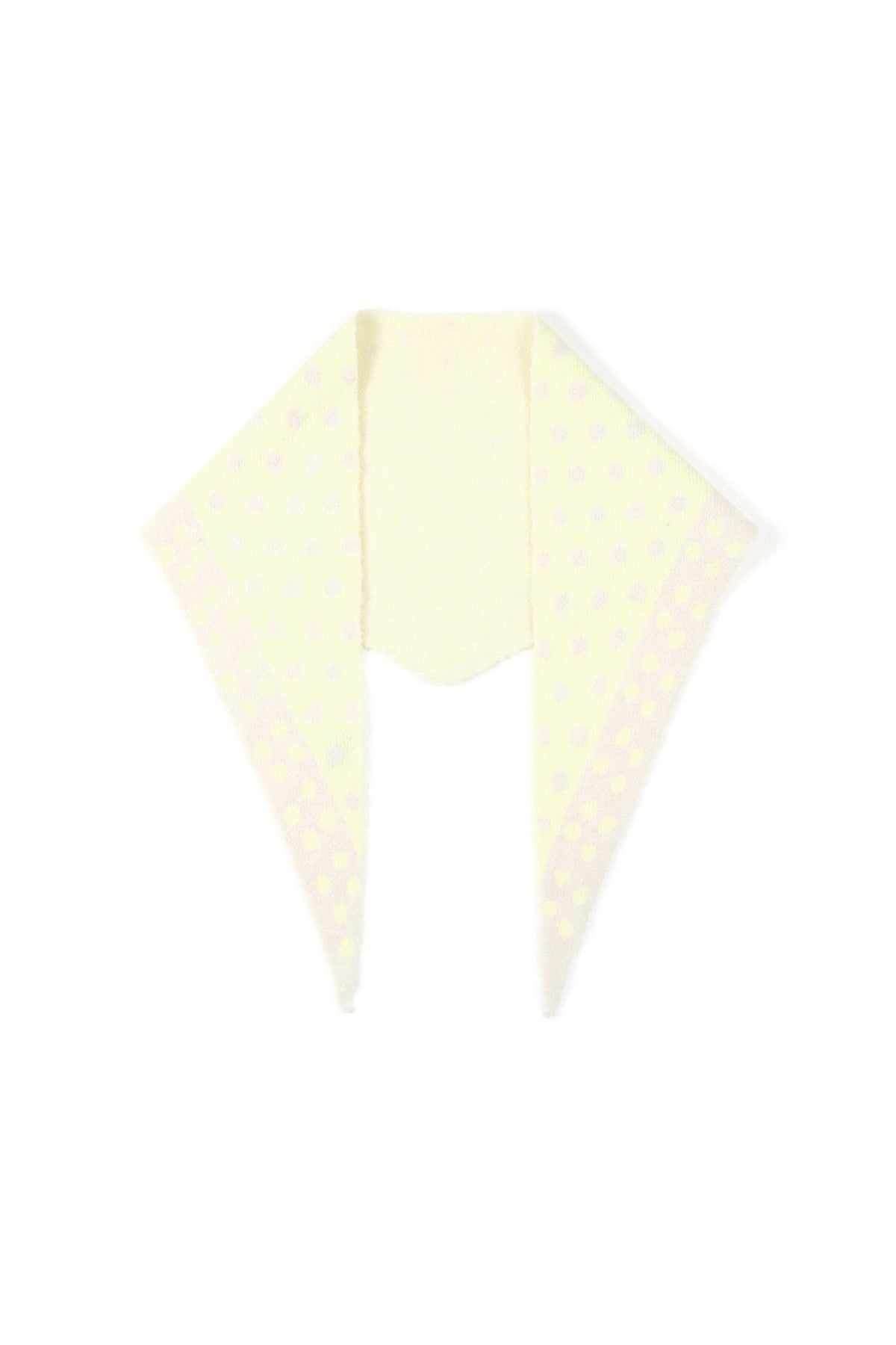 Fine Polka Dot Triangle Scarf Eloise Closet