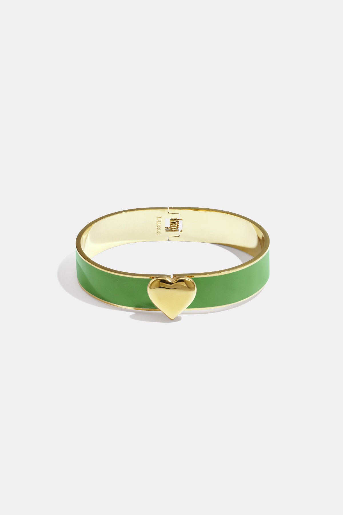 Heart Detail Statement Bracelet 1.3 cm Eloise Closet Jewelry