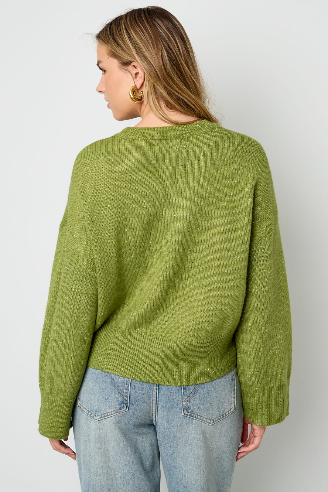 Dot Detail Knit Sweater Eloise Closet