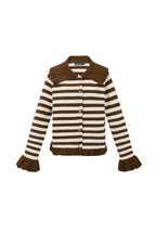 Eloise Closet Striped Knit Cardigan