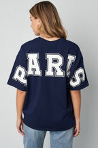 Back Letter Cotton T-Shirt Eloise Closet