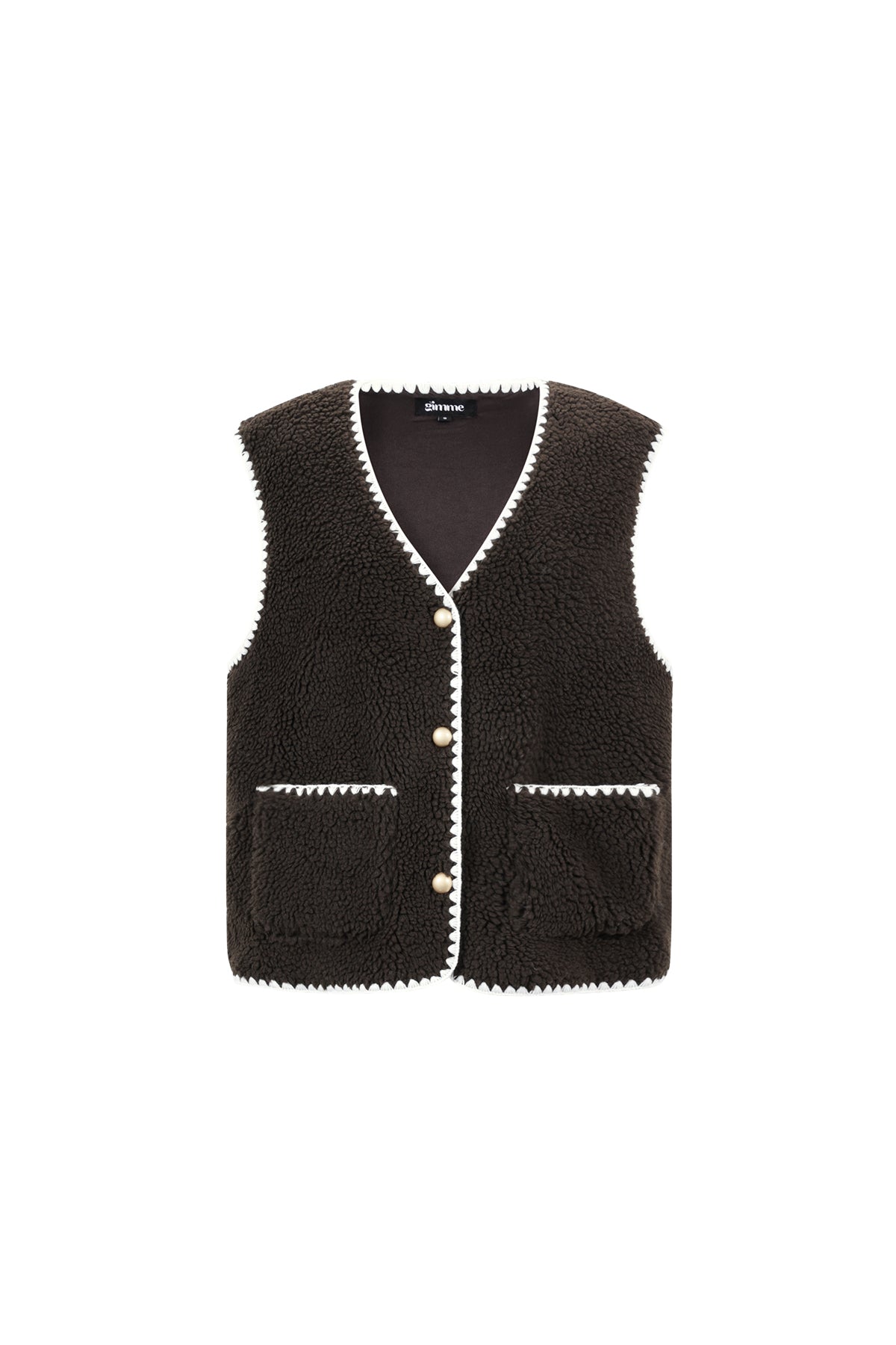 Soft Contrast Gilet Eloise Closet