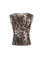 Summer Leopard Sleeveless Top Eloise Closet