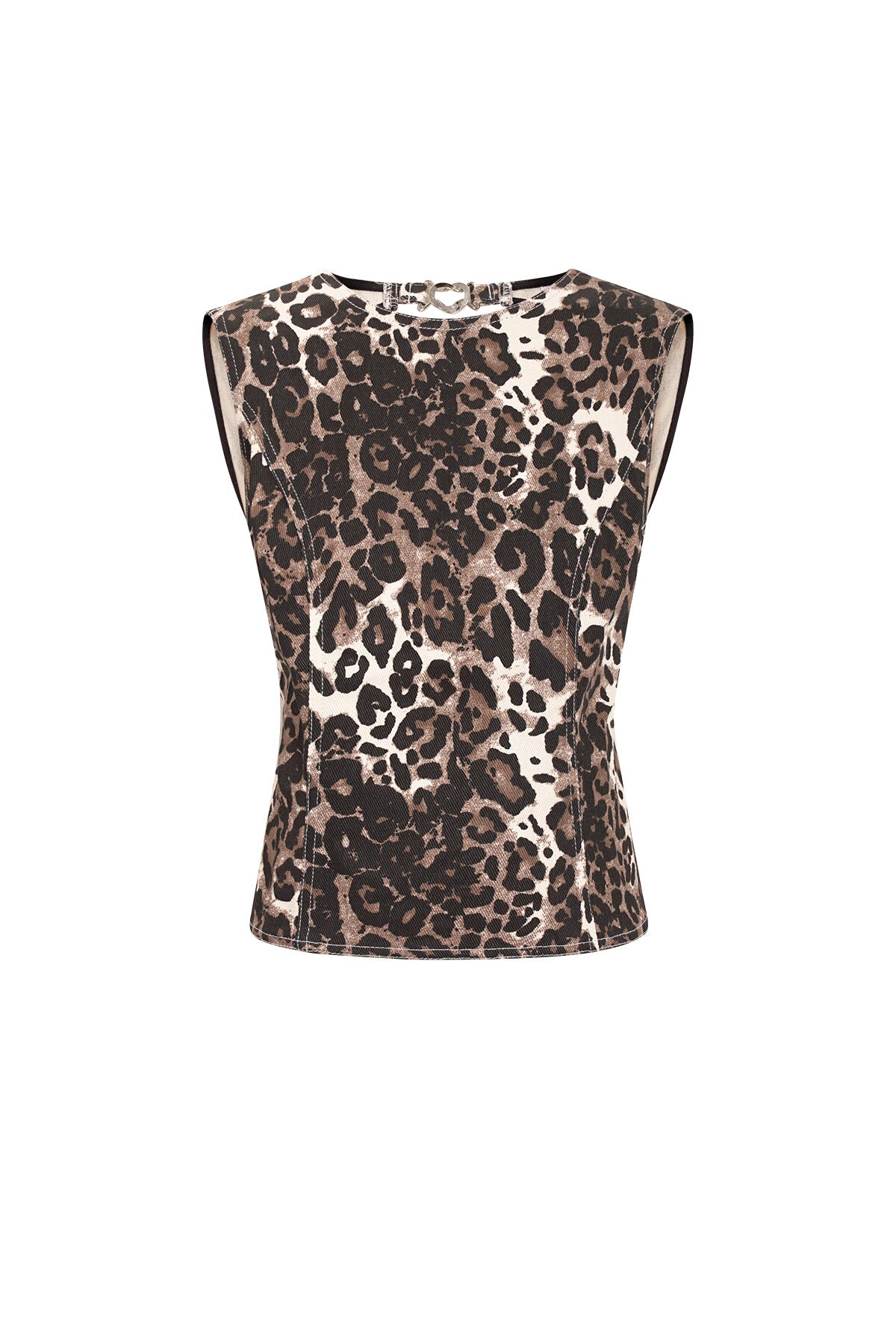 Summer Leopard Sleeveless Top Eloise Closet