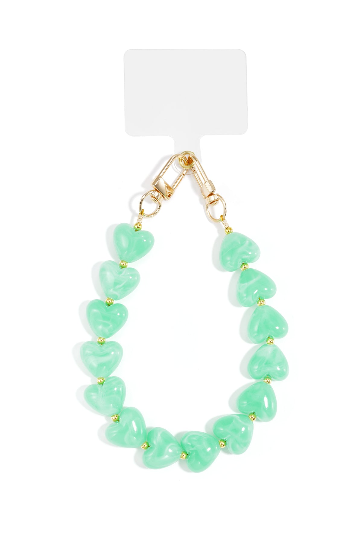 Beaded Heart Phone Cord Eloise Closet Jewelry
