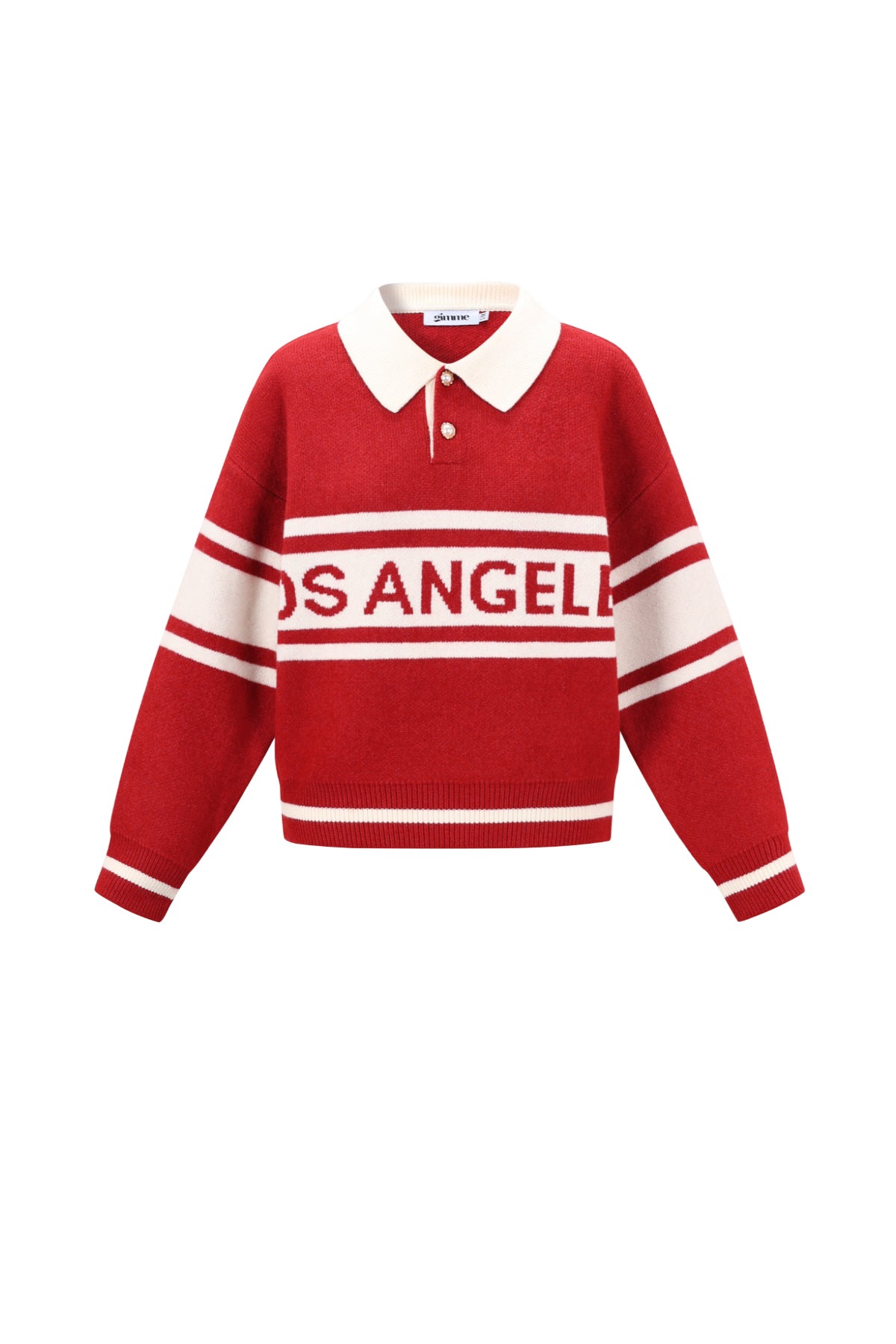 City Letter Collar Sweater Eloise Closet