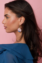 Ocean Bead Charms Shell Earrings Eloise Closet Jewelry