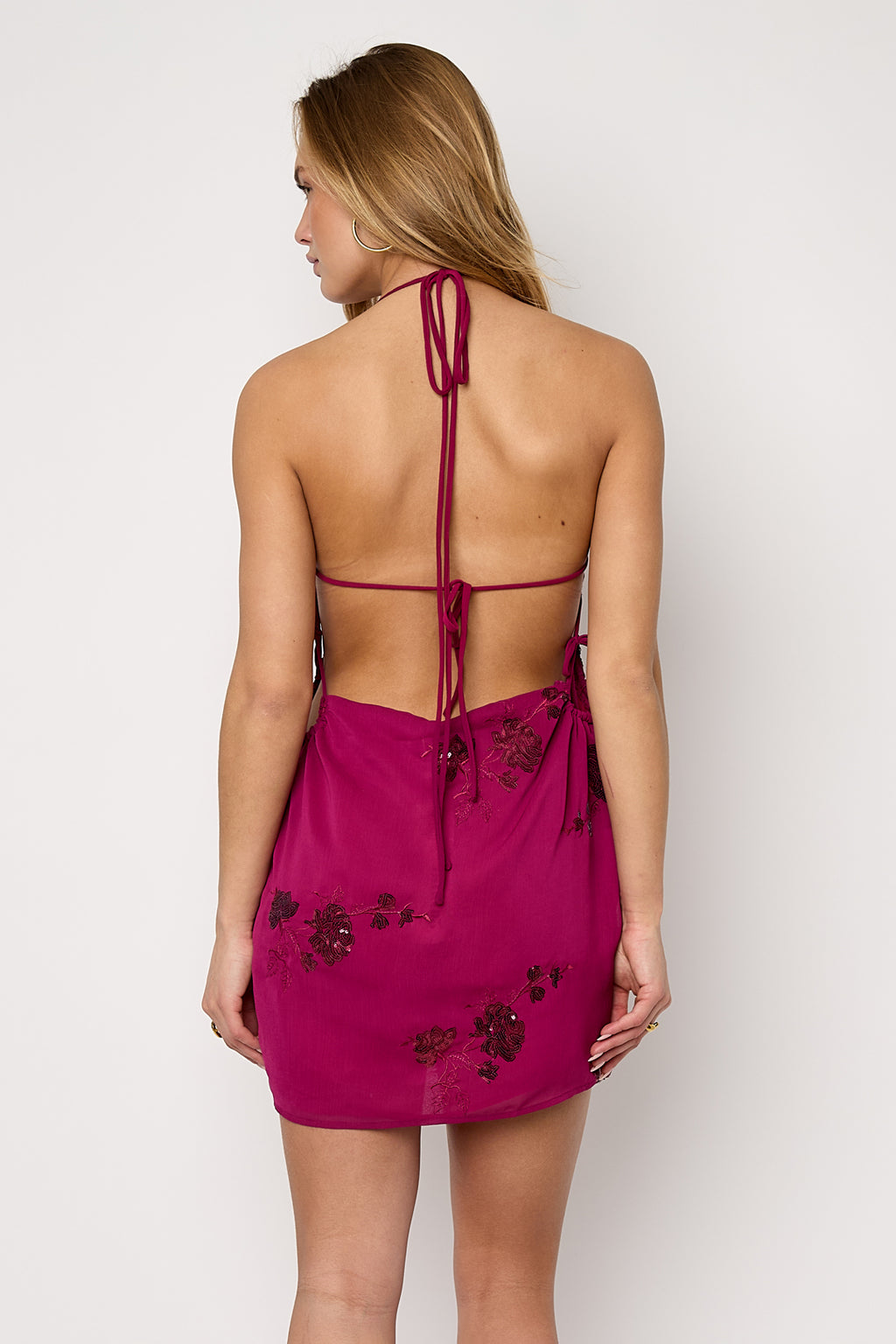 Floral Embroidery Dress Eloise Closet