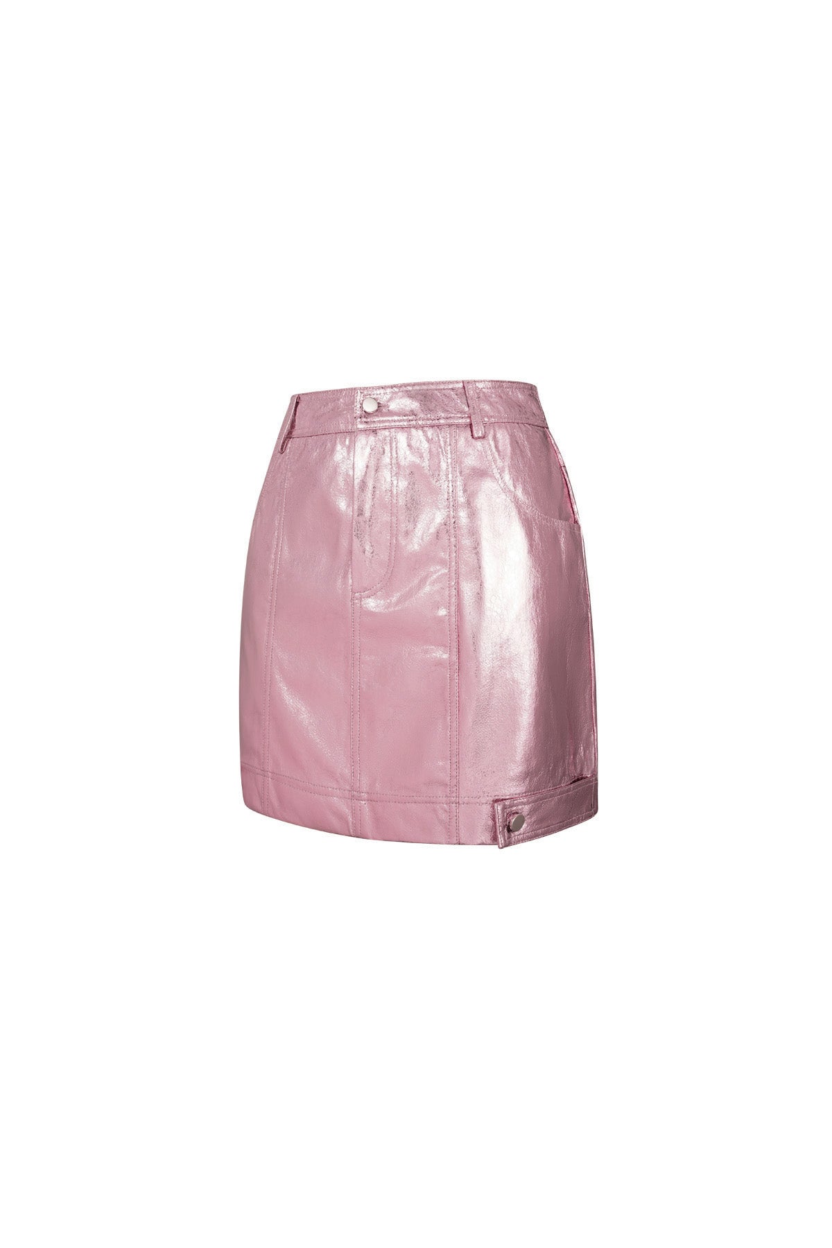 Eloise Closet Glossy PU Mini Skirt  Spring/Summer