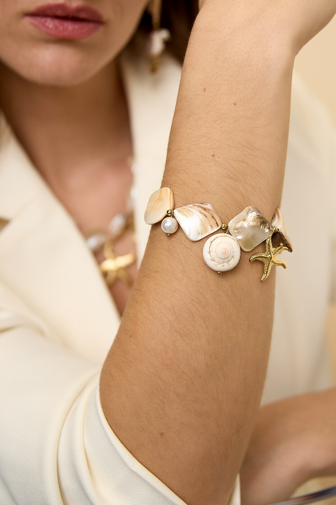 Ocean Charm Shell Bracelet Eloise Closet Jewelry