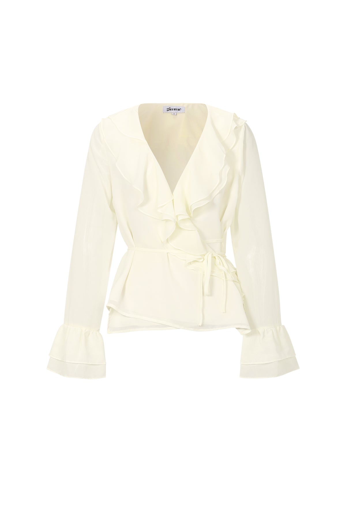 Ruffle Me Long Sleeve Top Women – Elegant Eloise Closet