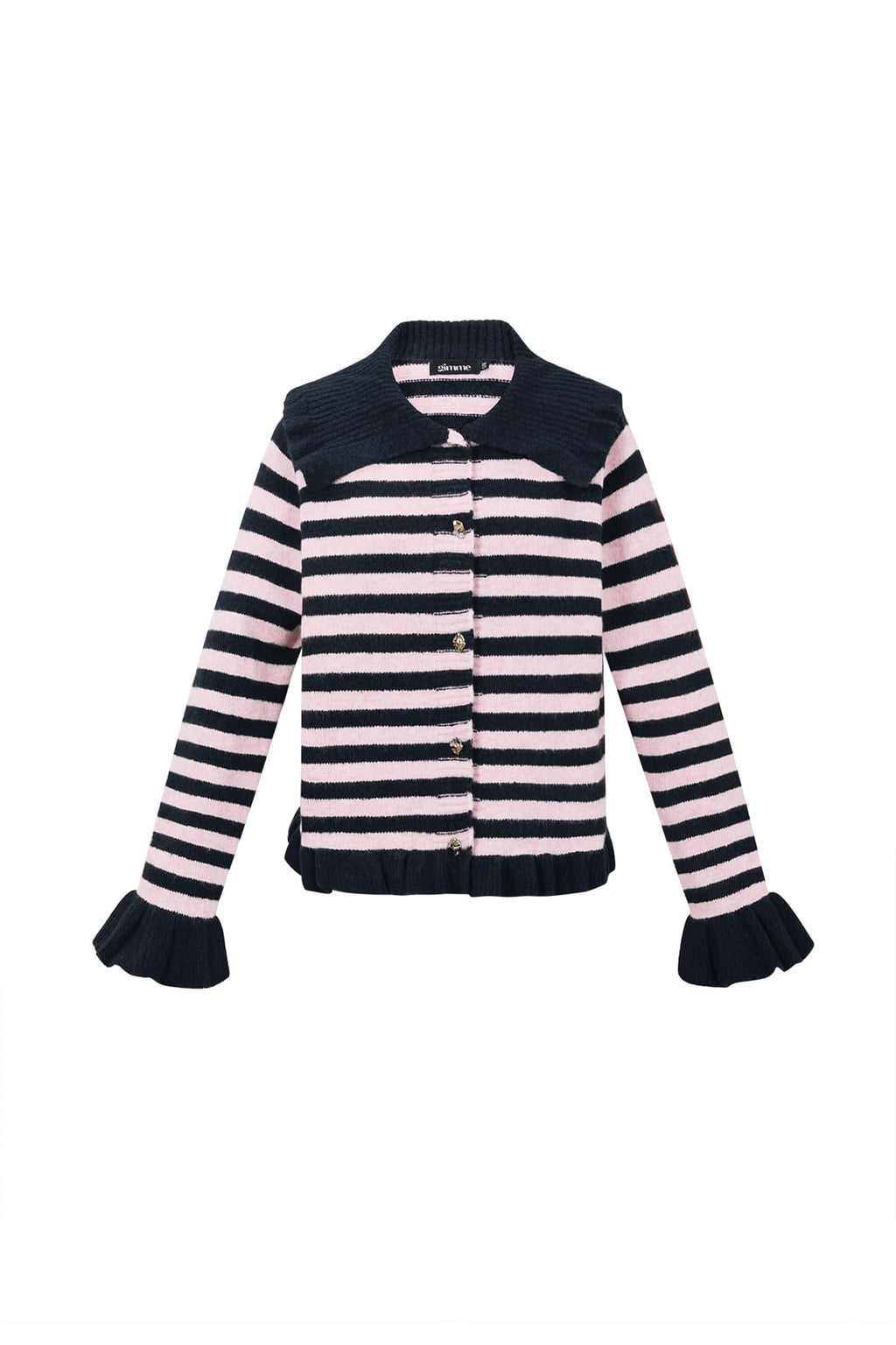 Eloise Closet Striped Knit Cardigan