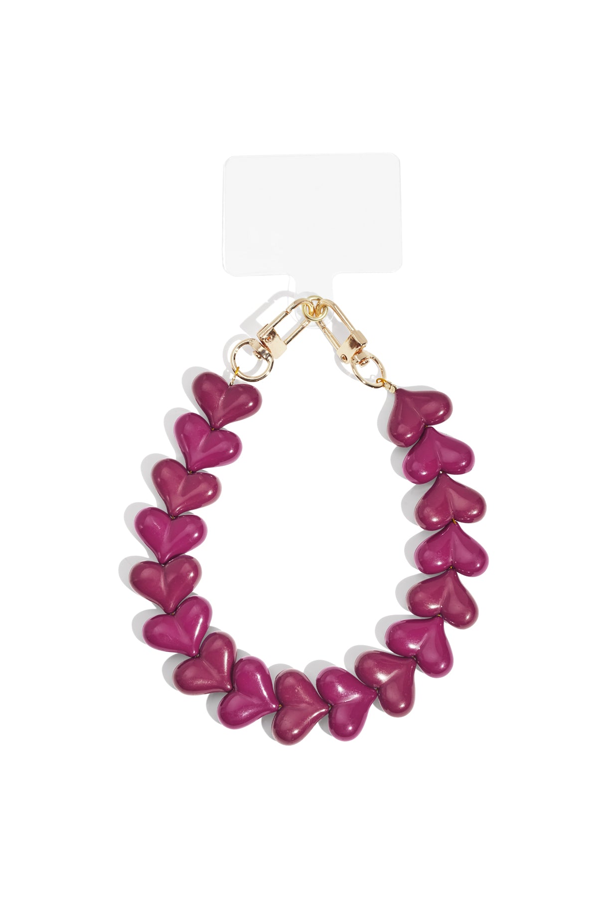 Double Heart Phone Cord Eloise Closet Jewelry