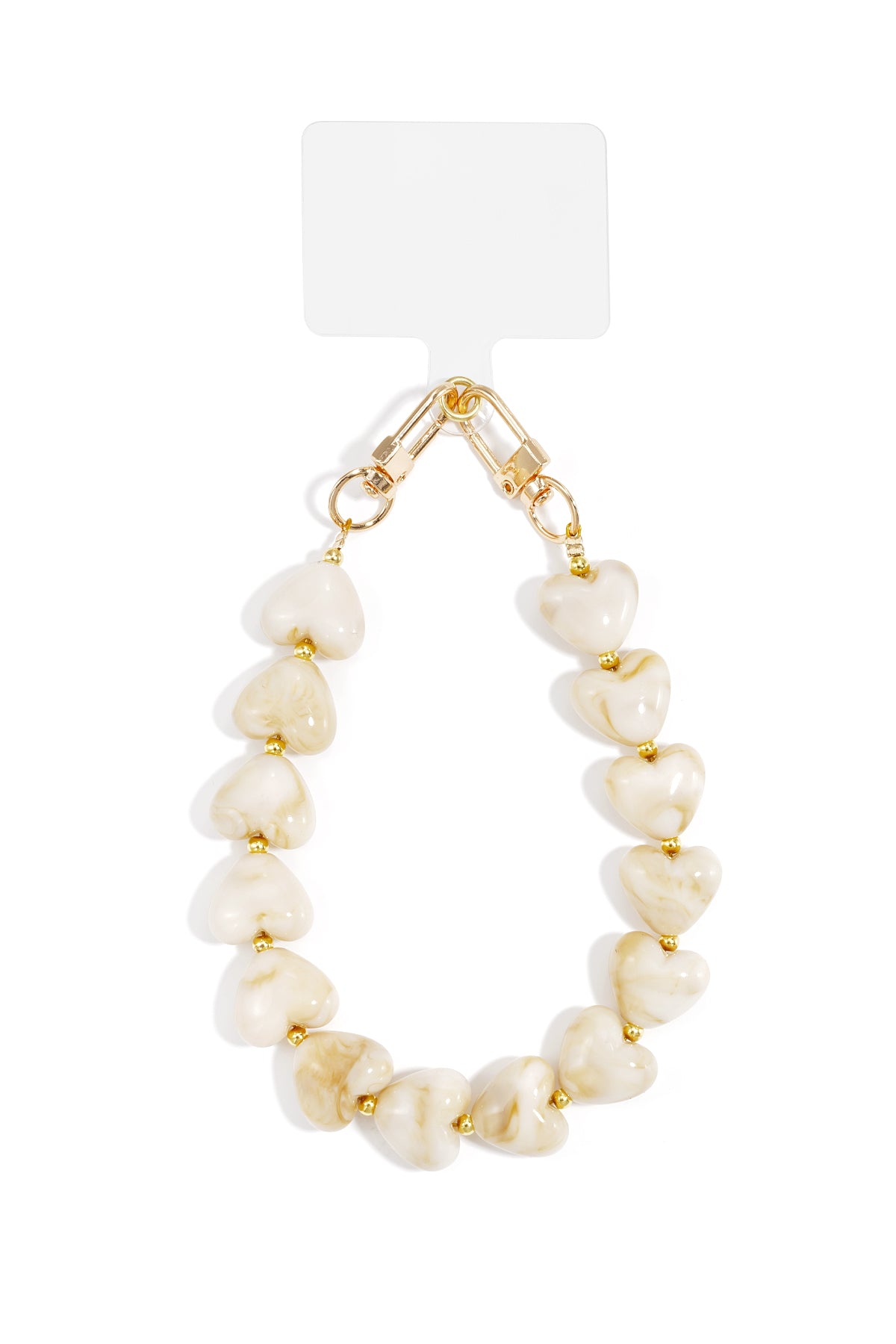 Beaded Heart Phone Cord Eloise Closet Jewelry