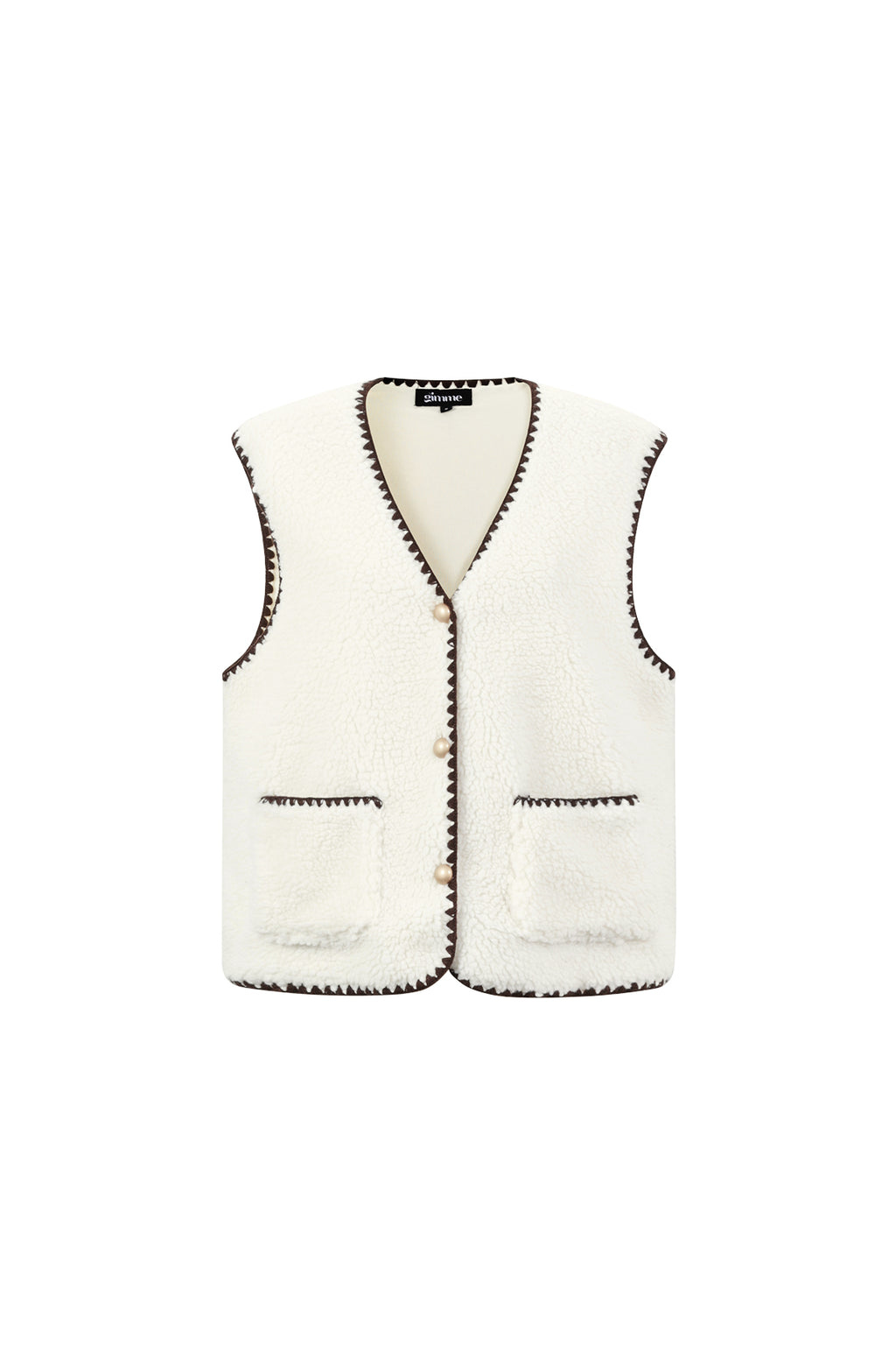 Soft Contrast Gilet Eloise Closet
