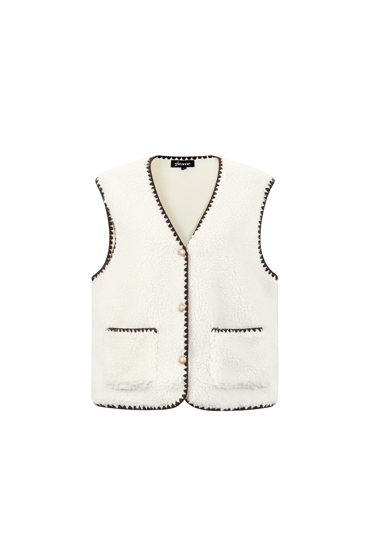 Soft Contrast Gilet Eloise Closet