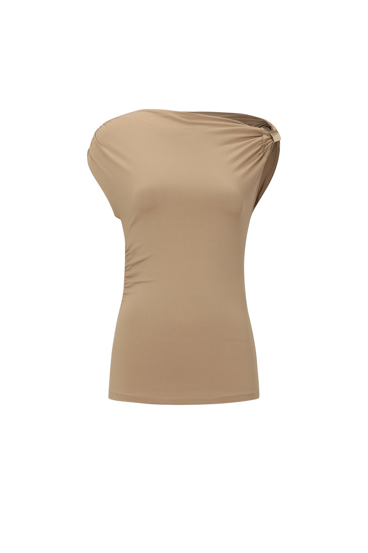 Summer Off Shoulder Top Gold Eloise Closet