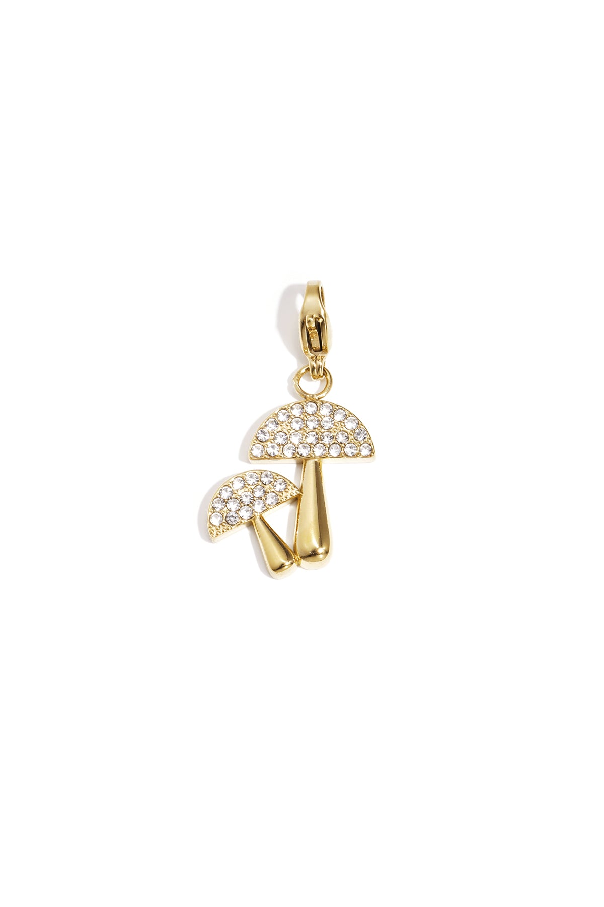 Sparkle Mushroom Charm With Stones Eloise Closet