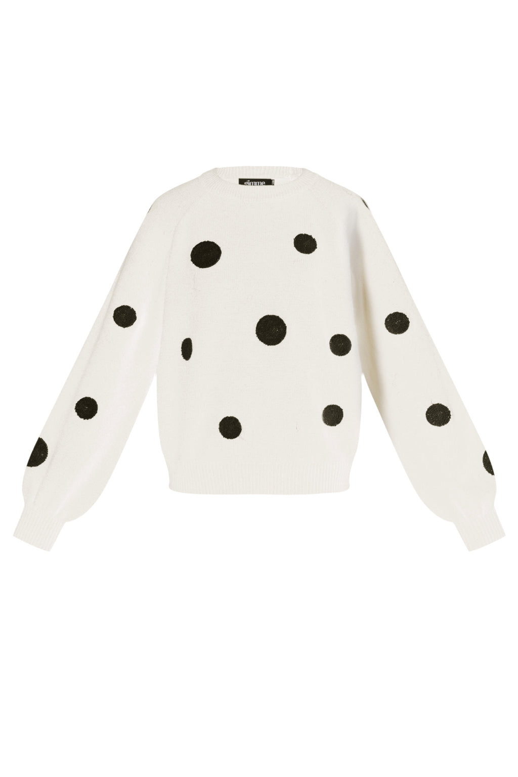 Playful Dot Knit Sweater Eloise Closet