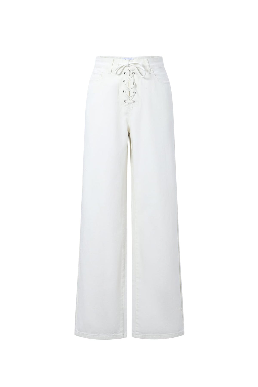 Tie Detail Denim Jeans Eloise Closet