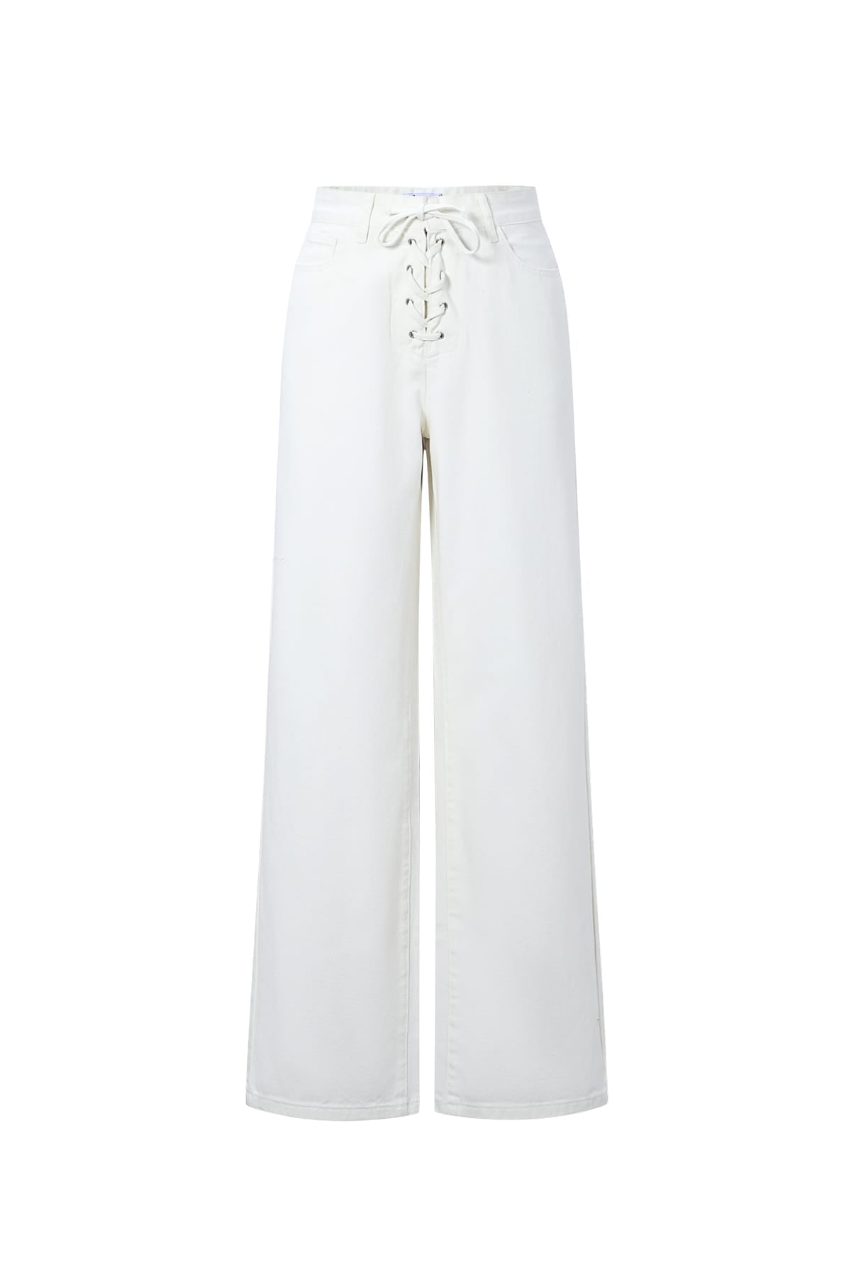 Tie Detail Denim Jeans Eloise Closet