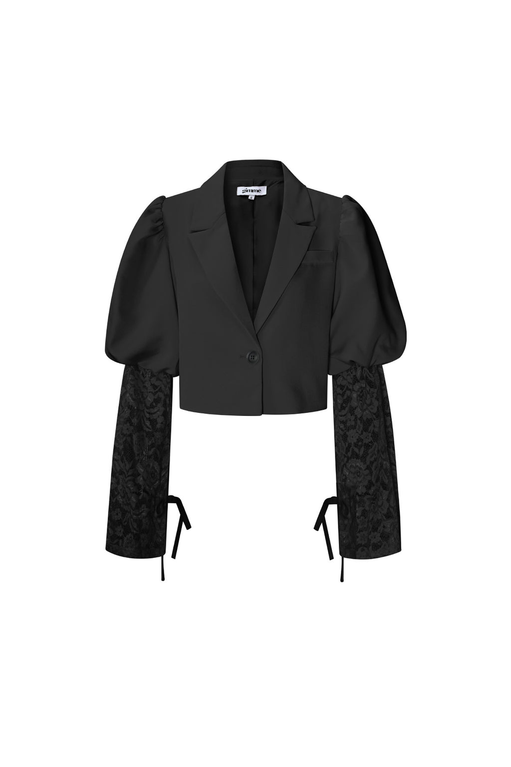 Eloise Closet Cotton Blend Lace Bloom Blazer