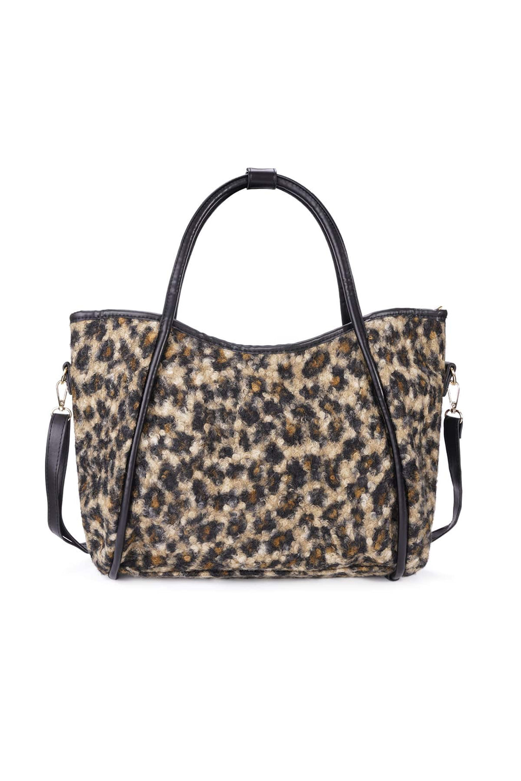 Leopard Print Cotton Tote – Bold Style for Your Daily Hustle