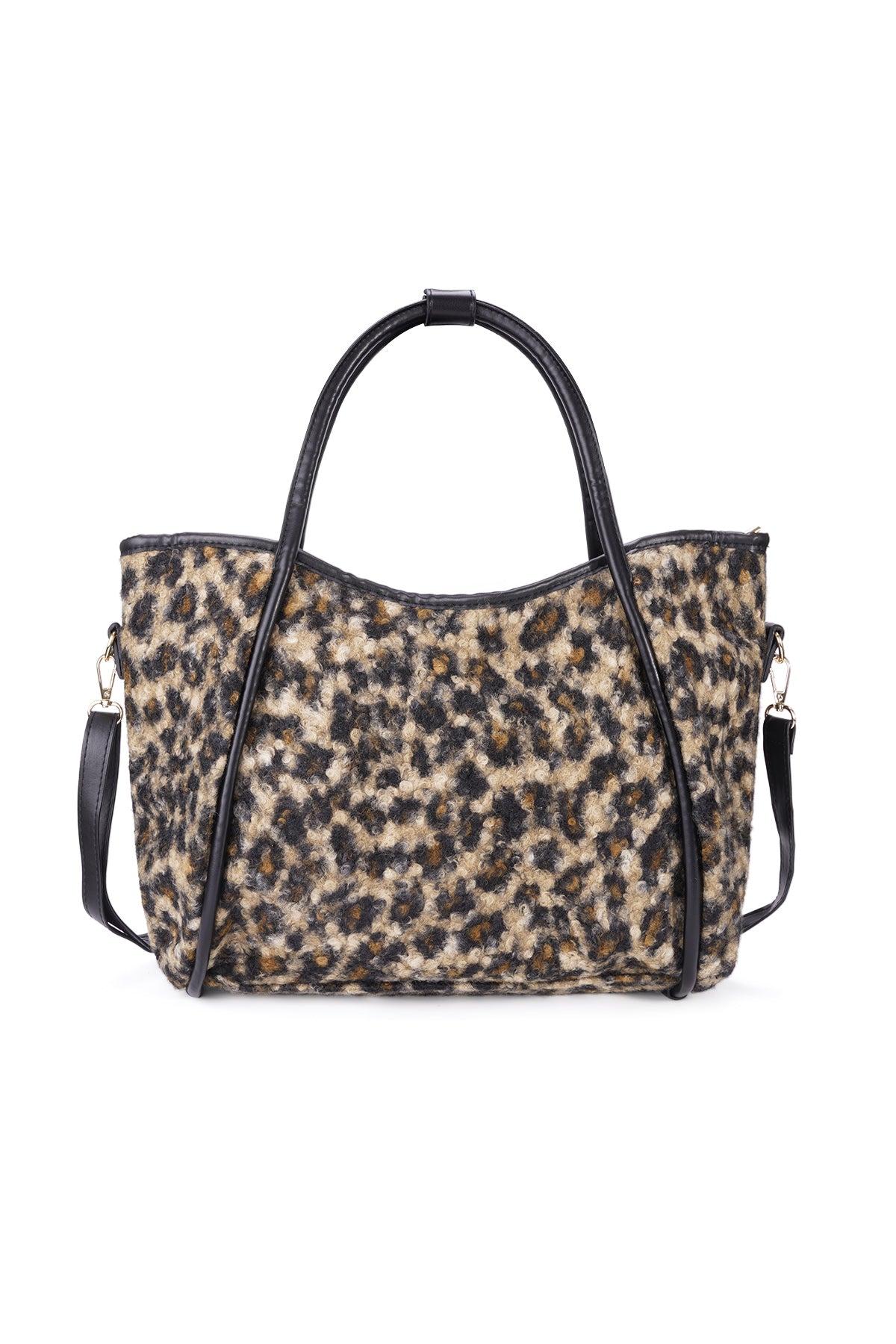 Leopard Print Cotton Tote – Bold Style for Your Daily Hustle