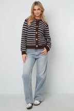 Eloise Closet Your Stripe Knit Cardigan