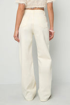 Tie Detail Denim Jeans Eloise Closet