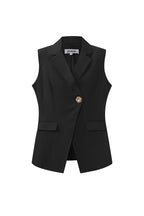 Eloise Closet Golden Edge Sleeveless Blazer