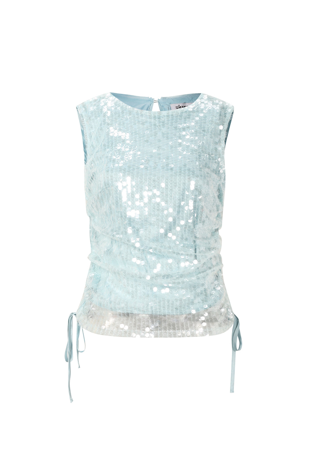 Sequin Glam SleevelessTop Eloise Closet