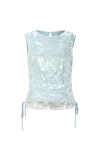 Sequin Glam SleevelessTop Eloise Closet