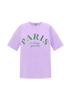 Paris Quote Cotton T-Shirt Eloise Closet