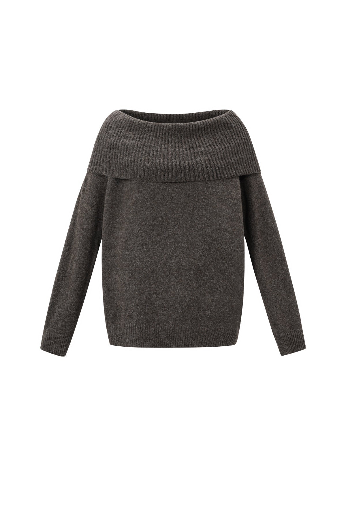 Elegant Off-Shoulder Knit Sweater Eloise Closet