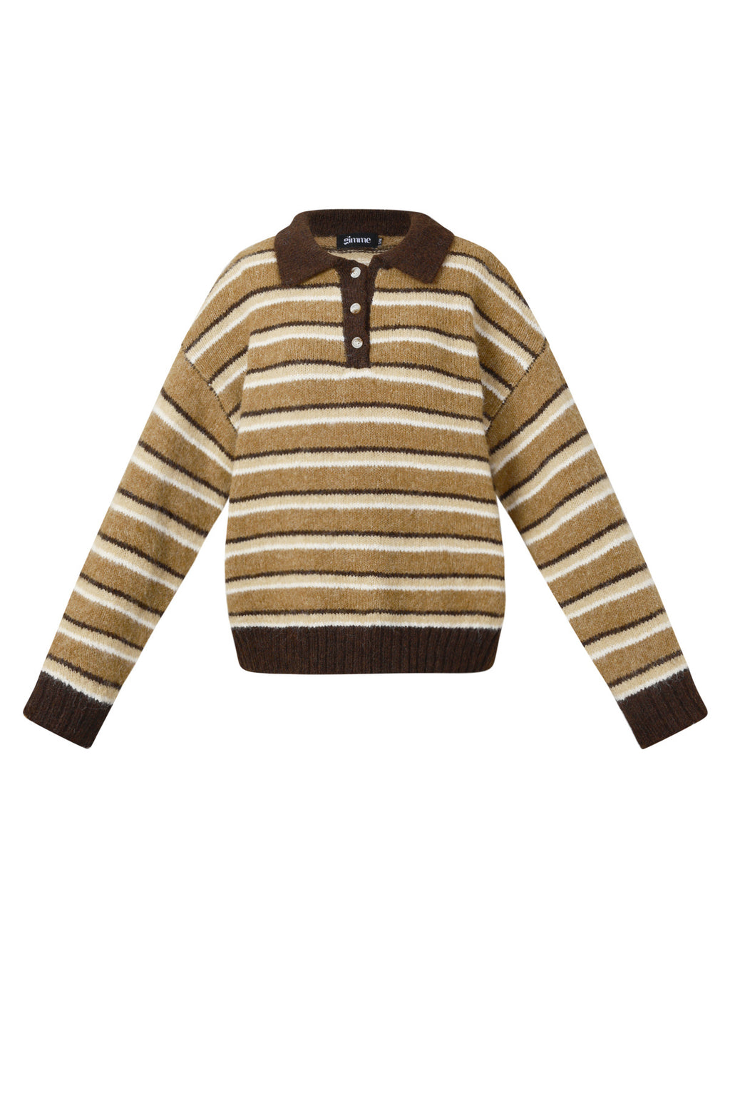 Eloise Closet Striped Knitted Polo – The Ultimate Essential