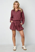 Stripe Breeze Cotton  Shorts Eloise Closet
