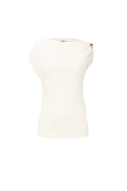 Summer Off Shoulder Top Gold Eloise Closet
