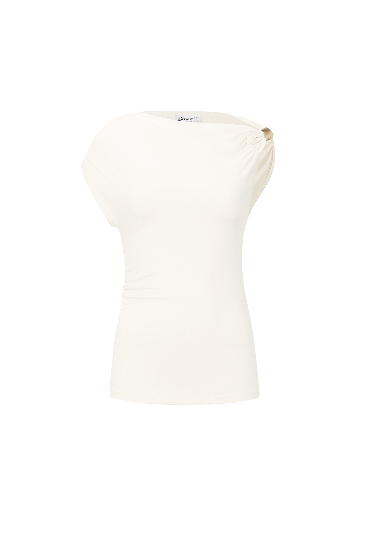 Summer Off Shoulder Top Gold Eloise Closet
