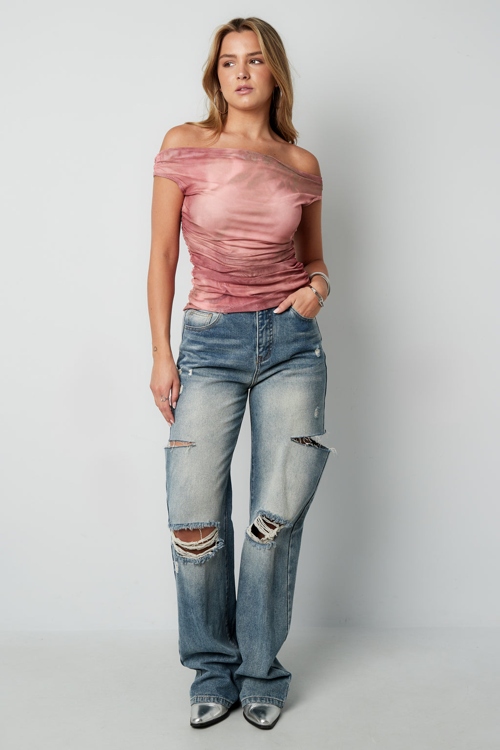 Sheer Glow Sleeveless Top Eloise Closet