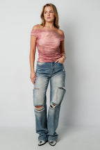 Sheer Glow Sleeveless Top Eloise Closet