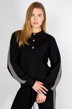 Sport Stripe Knit Sweater Eloise Closet