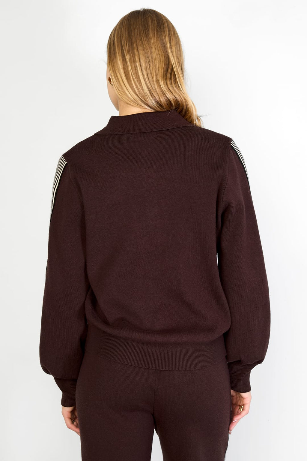 Sport Stripe Knit Sweater Eloise Closet