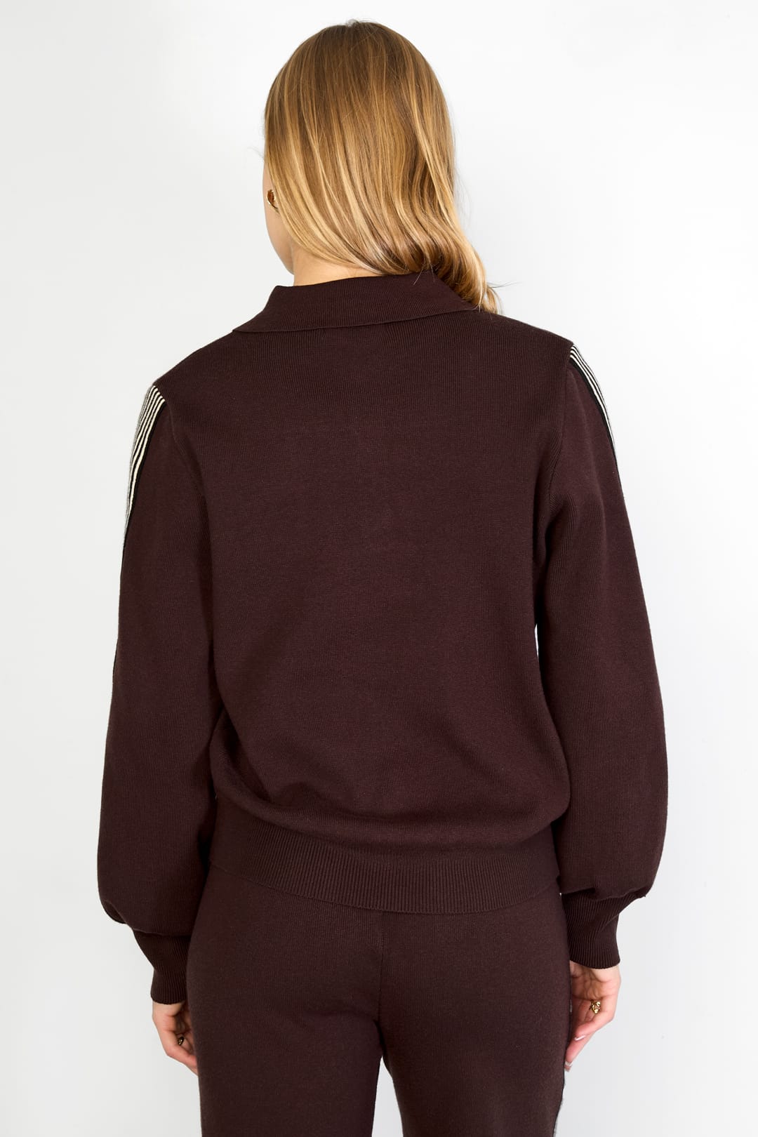 Sport Stripe Knit Sweater Eloise Closet