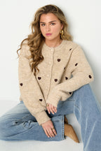 Elosie Closet Heart Cardigan For You