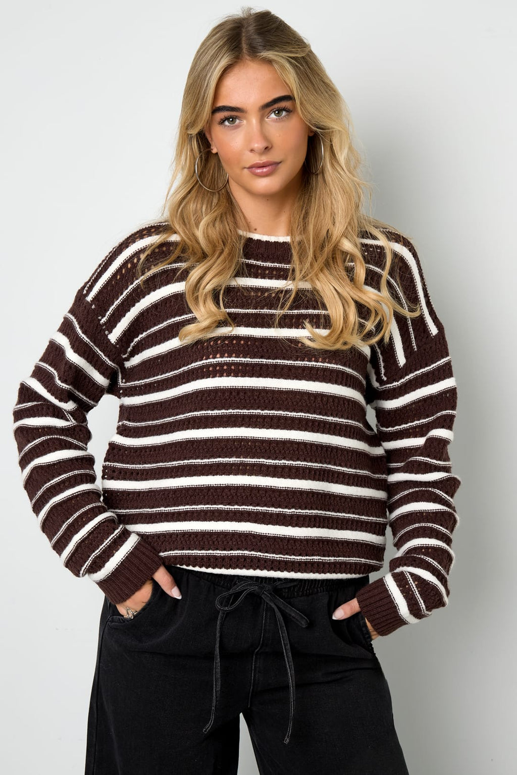Striped Everyday Knit Sweater Eloise Closet